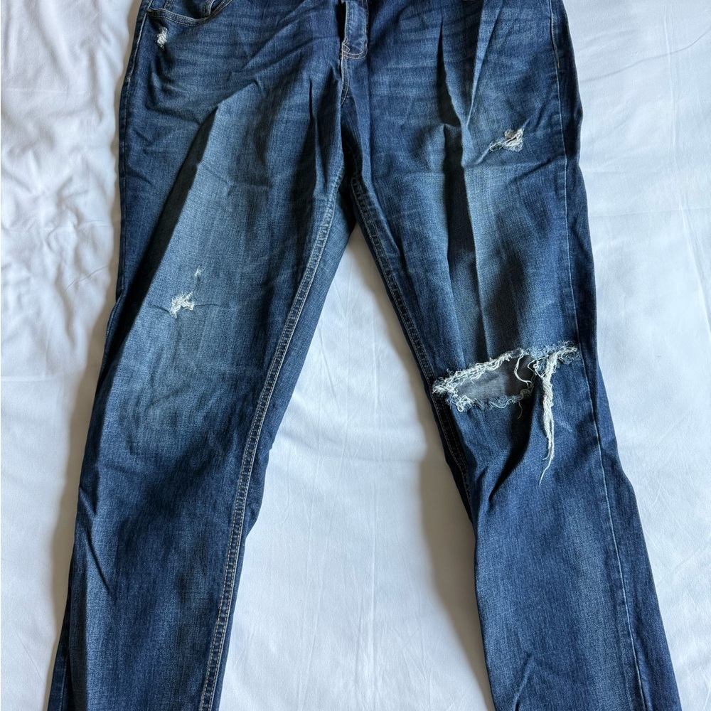 Old Navy Women's Boyfriend Jeans - Size 14 Regular - Stretch Fit
